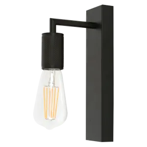 Reece Black Wall Light