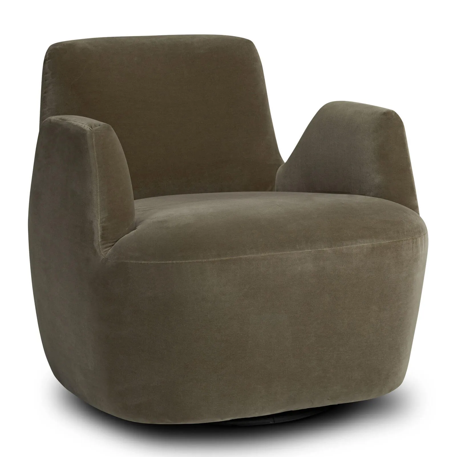 Reed Swivel Chair, Sapphire Khaki