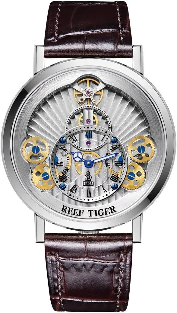 Reef Tiger Luxury Skeleton Watches Watch