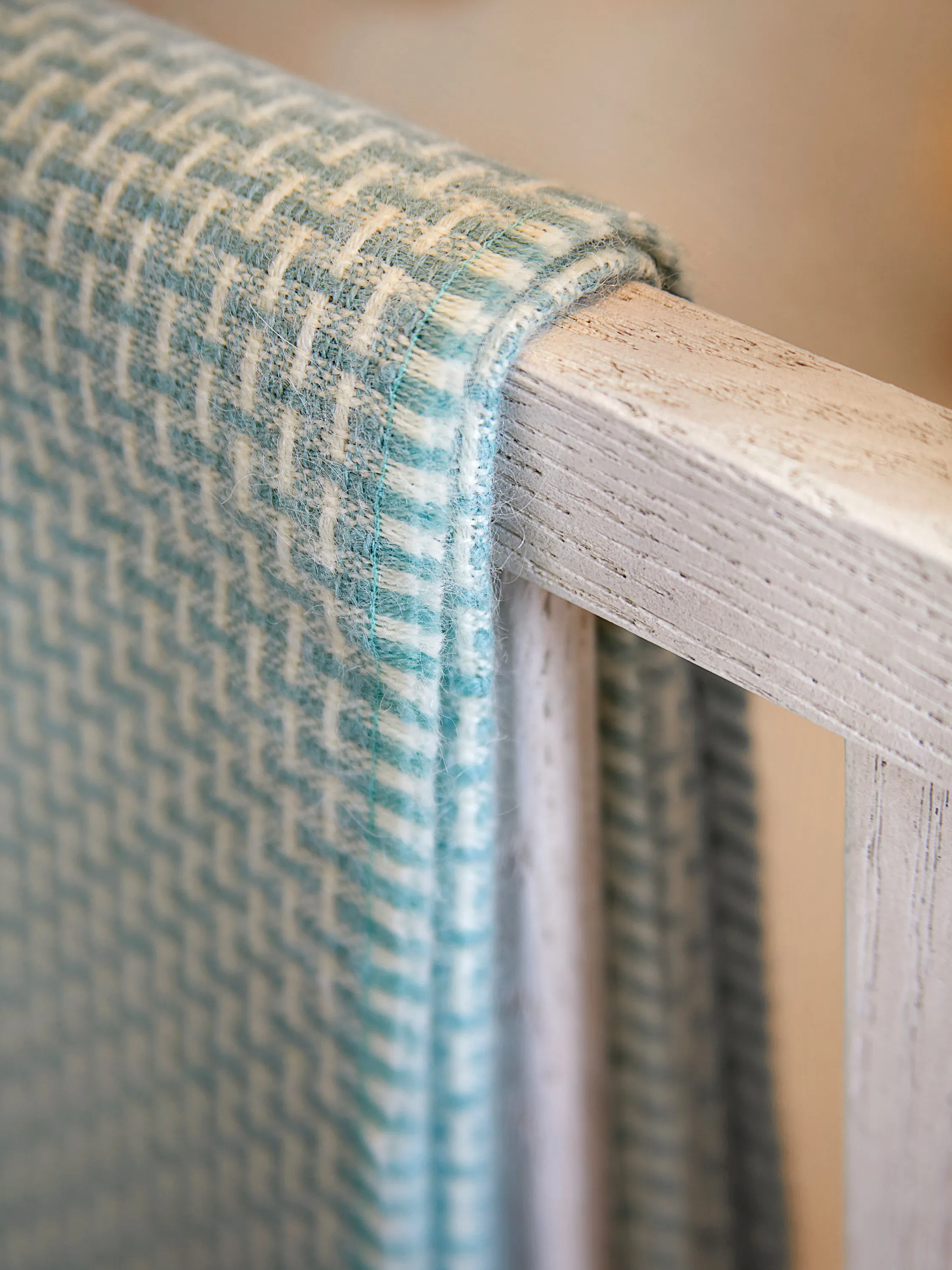 Reeve Alpaca Throw - Aqua