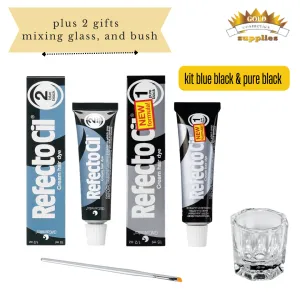 Refectocil Blue-black   Pure Black  2 Gifts