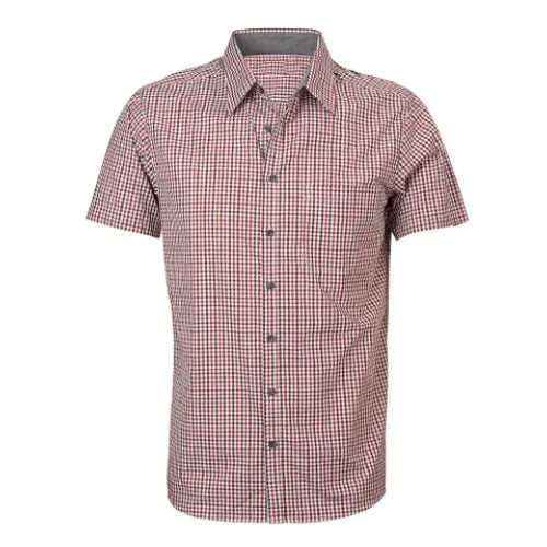 Reflections Two Tone Gingham Check Short Sleeve Shirt