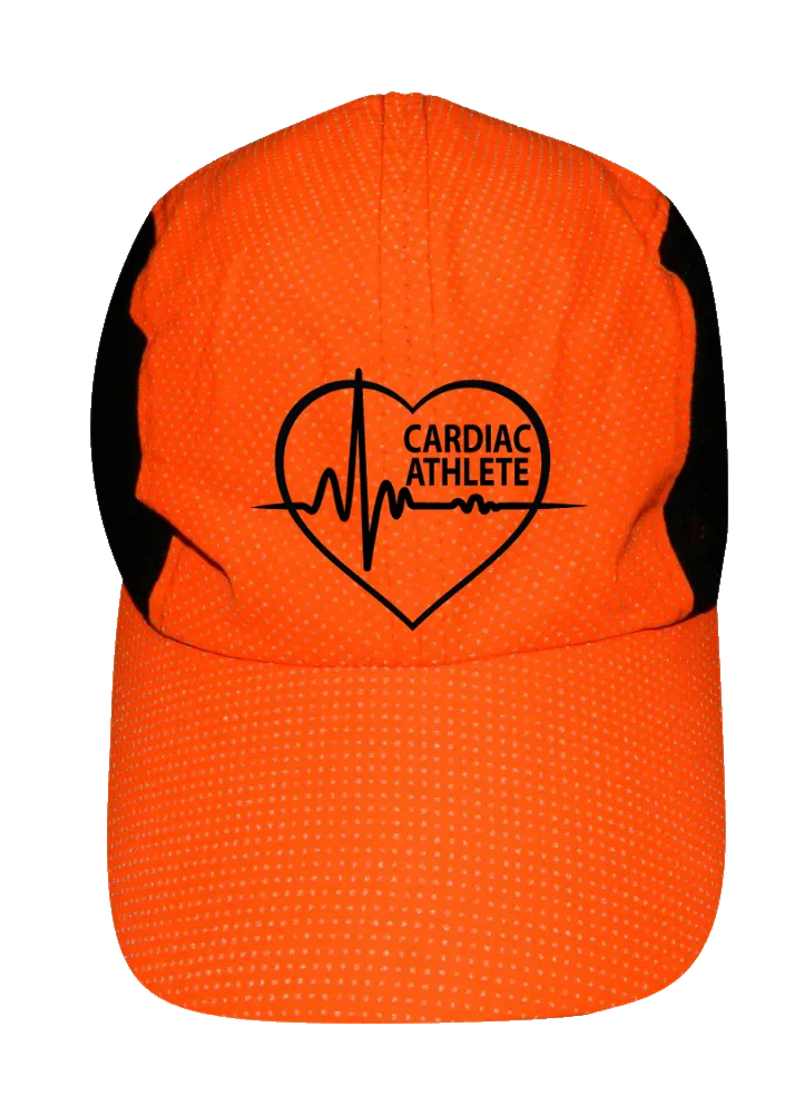 Reflective 4-panel Adjustable Hat - Cardiac Athlete