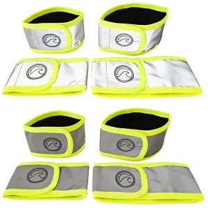 Reflective Armbands for Walking - Hi Vis Wrist and Ankle Bands