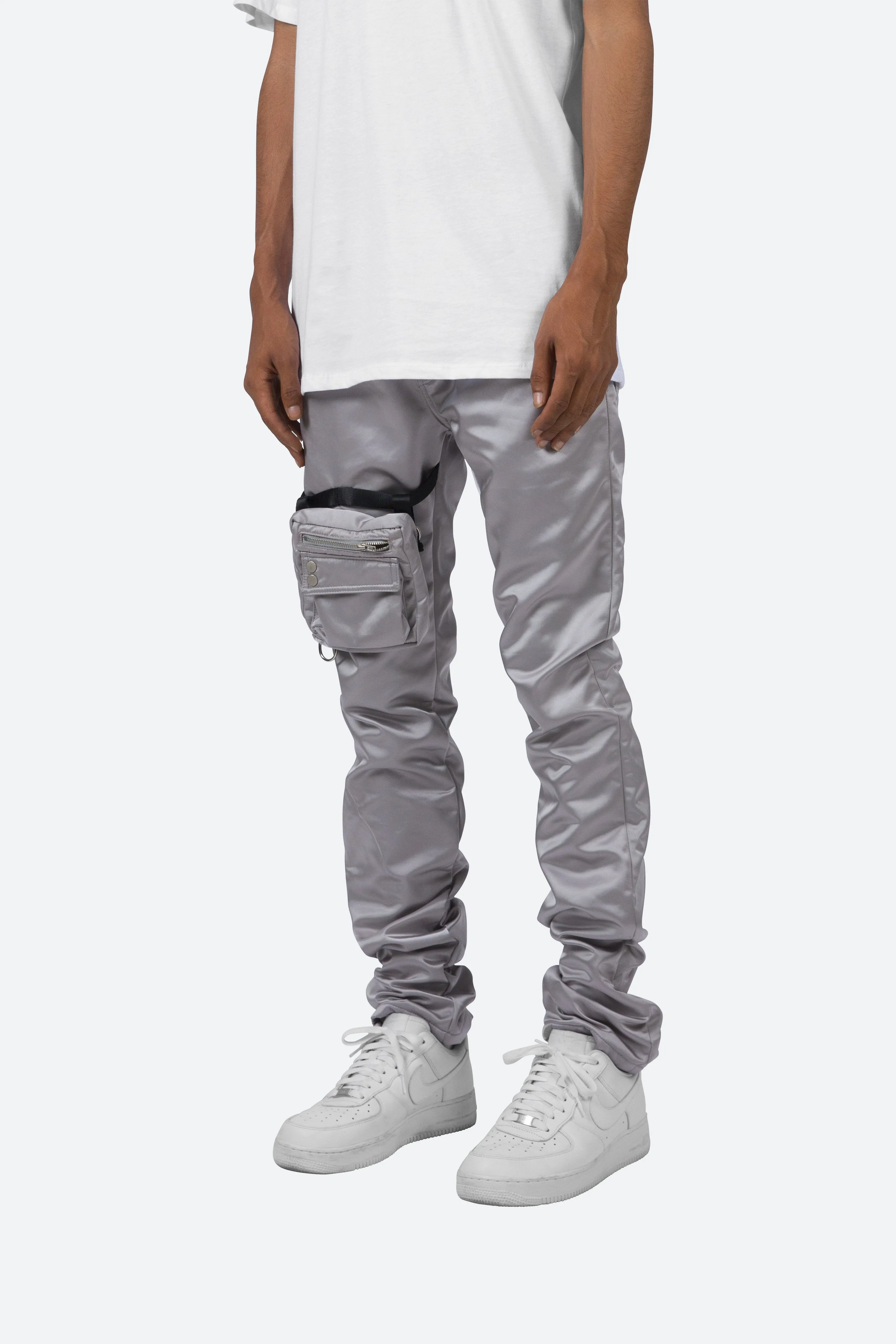 Reflective Cargo Pants - Grey