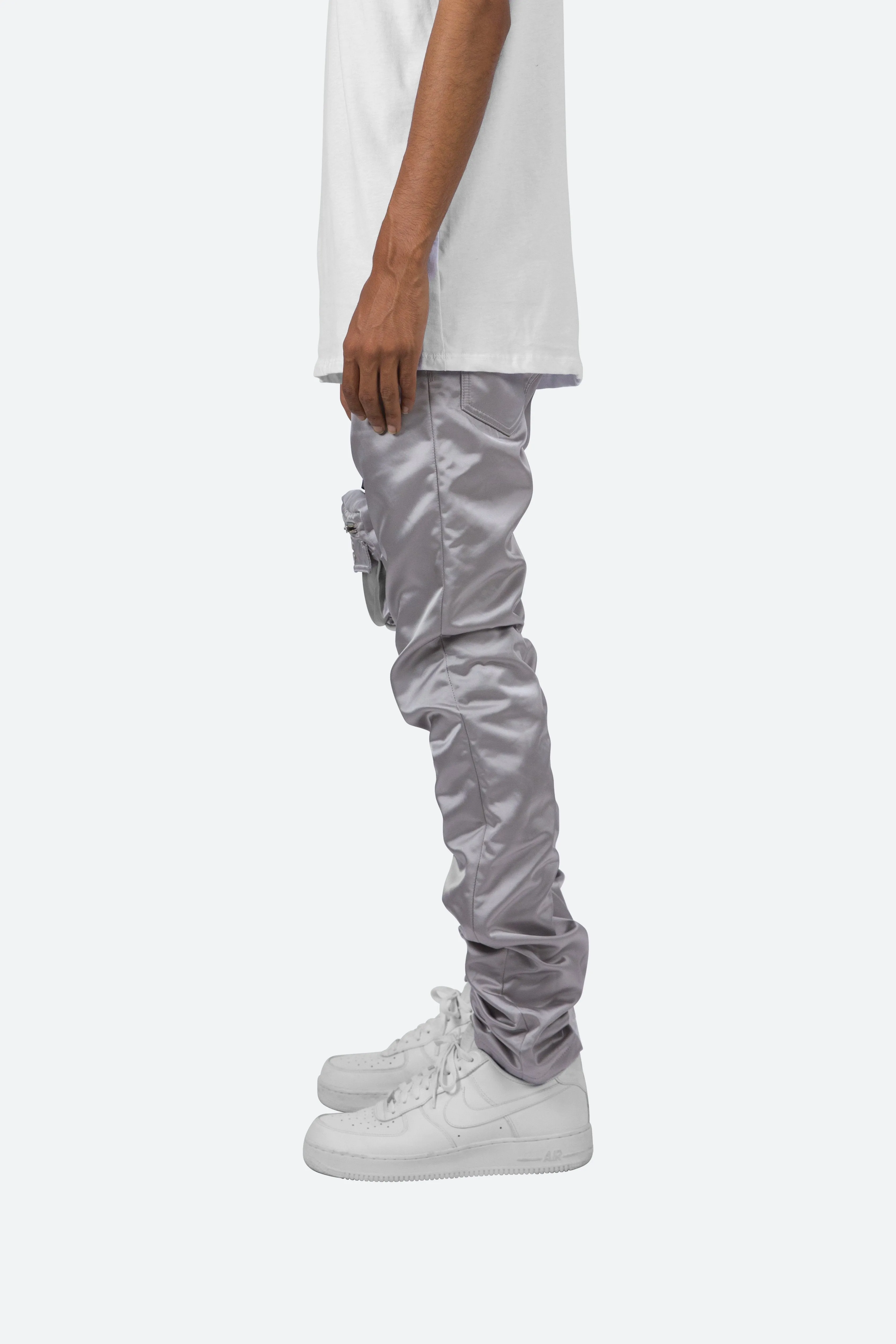 Reflective Cargo Pants - Grey