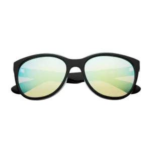 Reflective Green Polarized Oversized Sunglasses