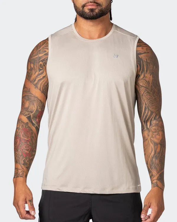 Reflective Training Tank - Bone