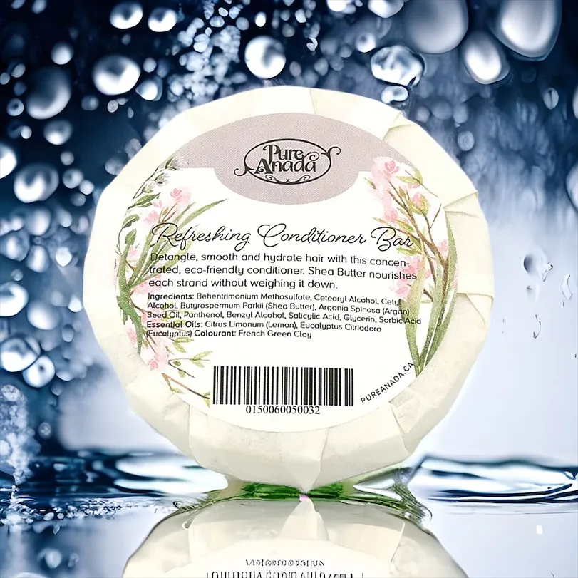 Refreshing (Lemon & Eucalyptus) Natural Conditioner Bar - Pure Anada