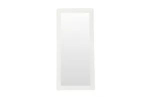 Regal Modern Crocodile Lacquer Mirror White