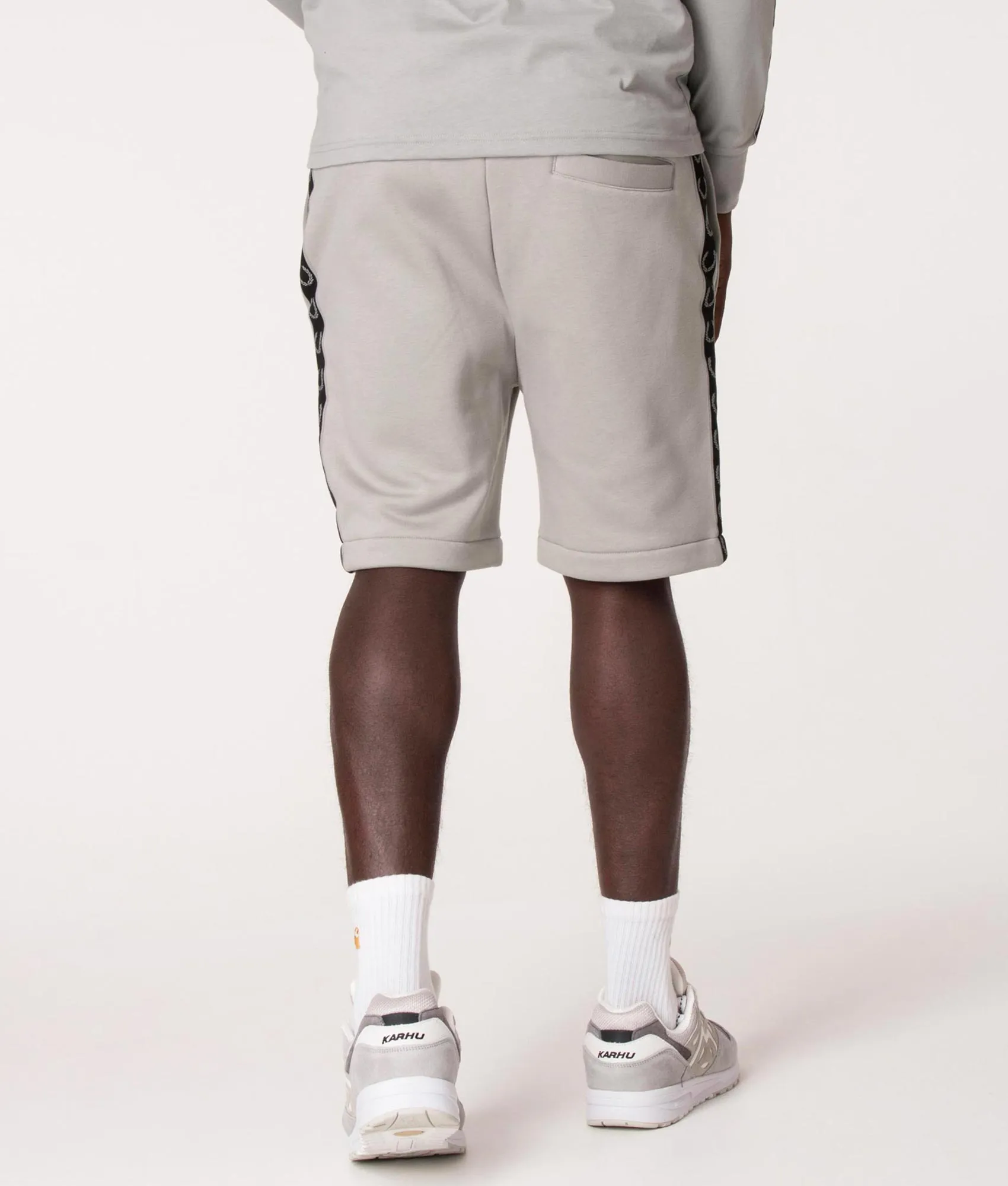 Regular Fit Contrast Taped Shorts