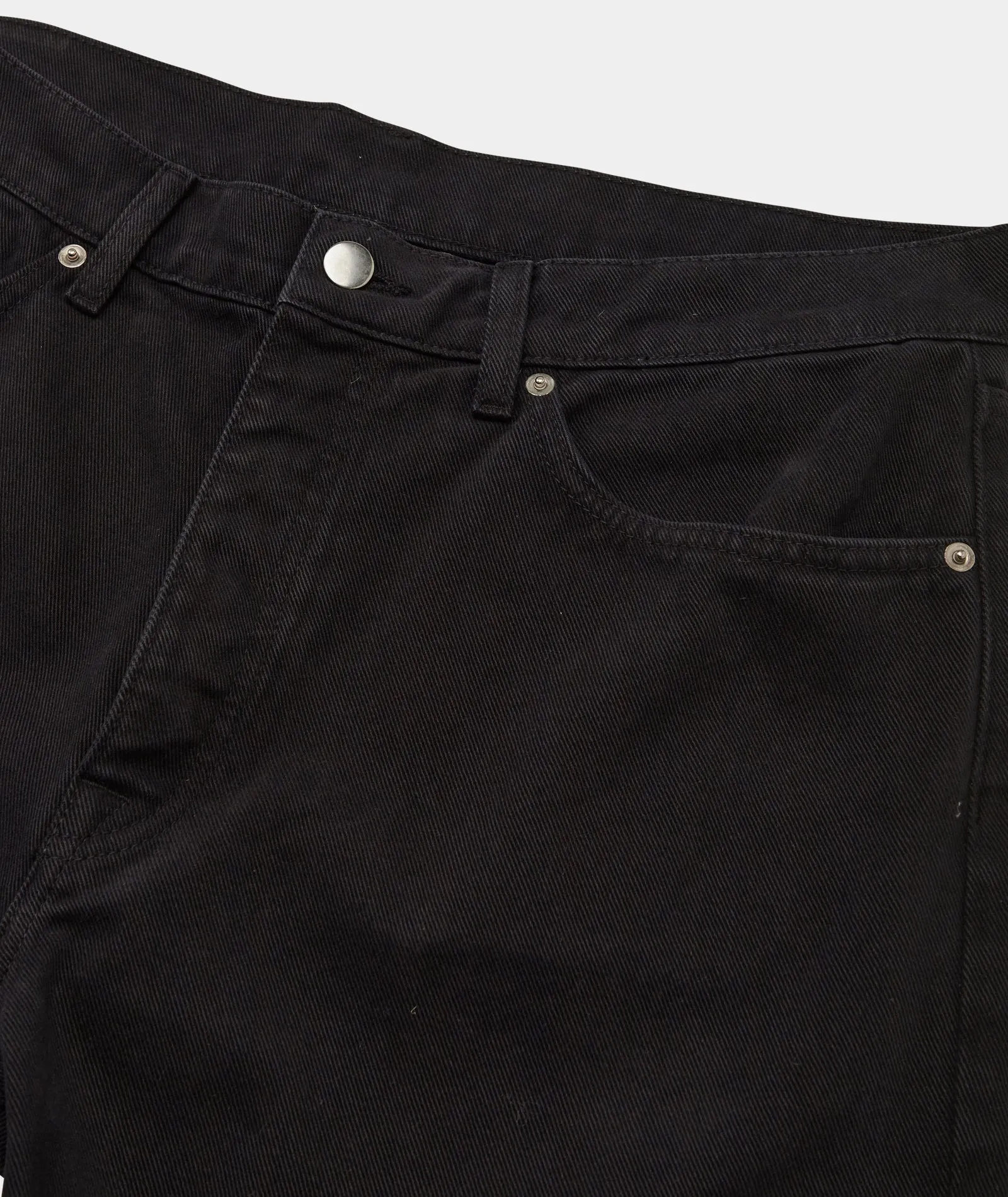 Regular Five Pocket Jeans - Black Overdyed