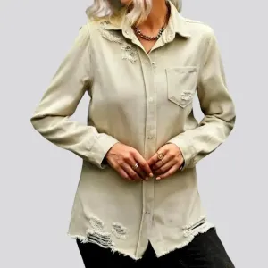 Regular women's jean jacket