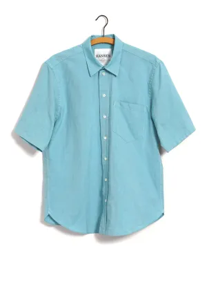 REIDAR | Loose Fit Short Sleeve Shirt | Miami Green