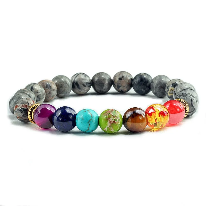 Reiki Natural Stone Yoga Bracelet