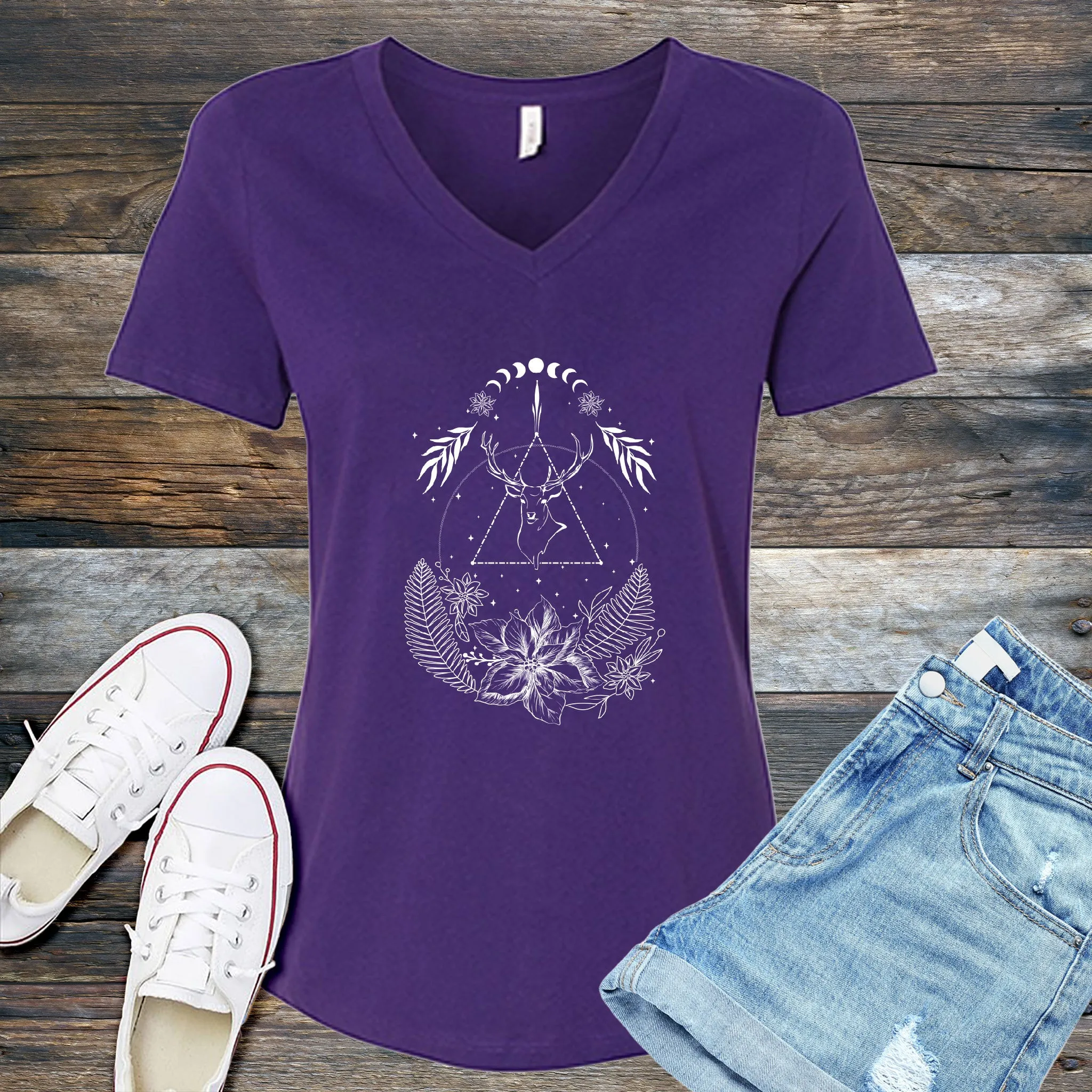 Reindeer Constellation V-Neck