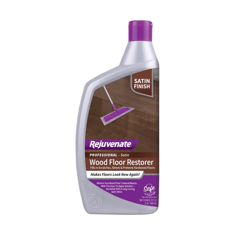 Rejuvenate Satin Wood Floor Restorer Liquid 32 oz