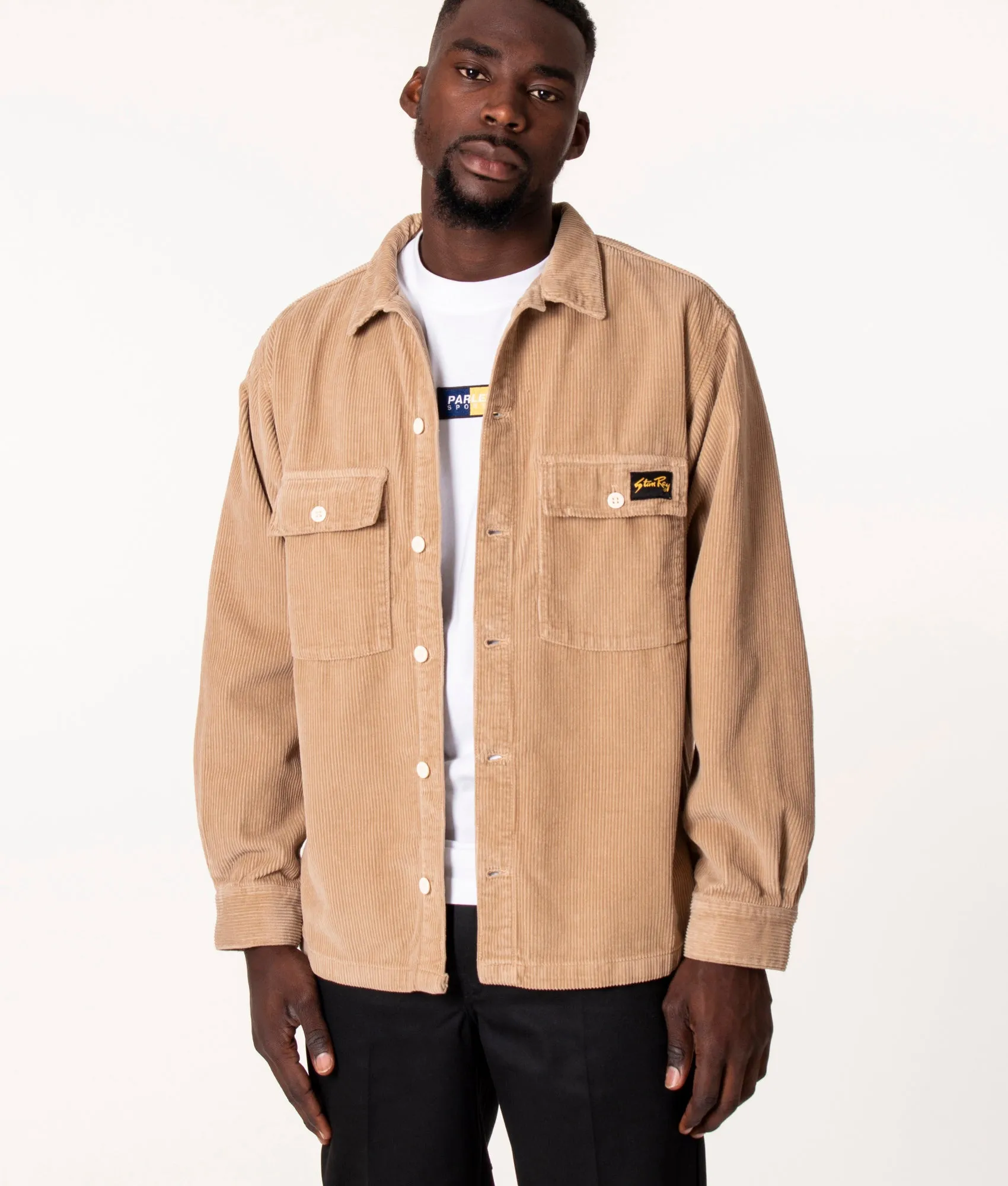 Relaxed Fit Corduroy CPO Overshirt