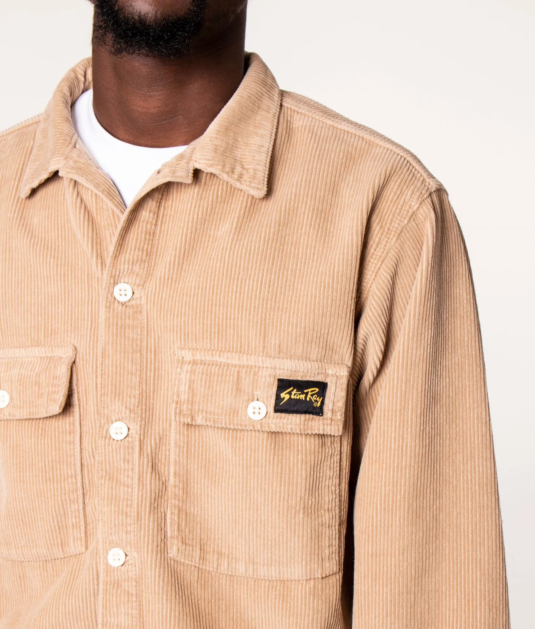 Relaxed Fit Corduroy CPO Overshirt