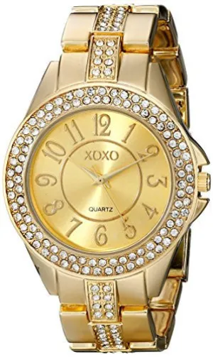 Reloj para Mujer Dorado con Cristales XOXO XO5465