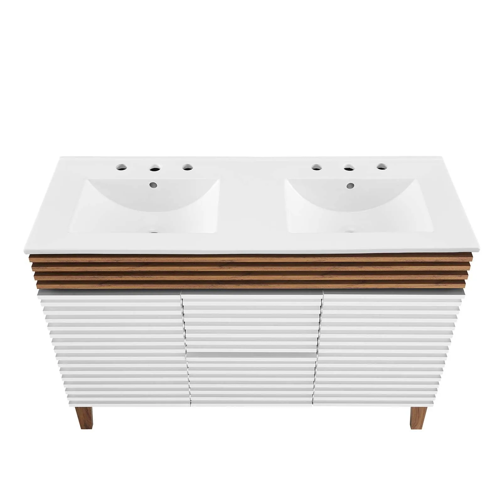 Render 48" Double Sink Bathroom Vanity