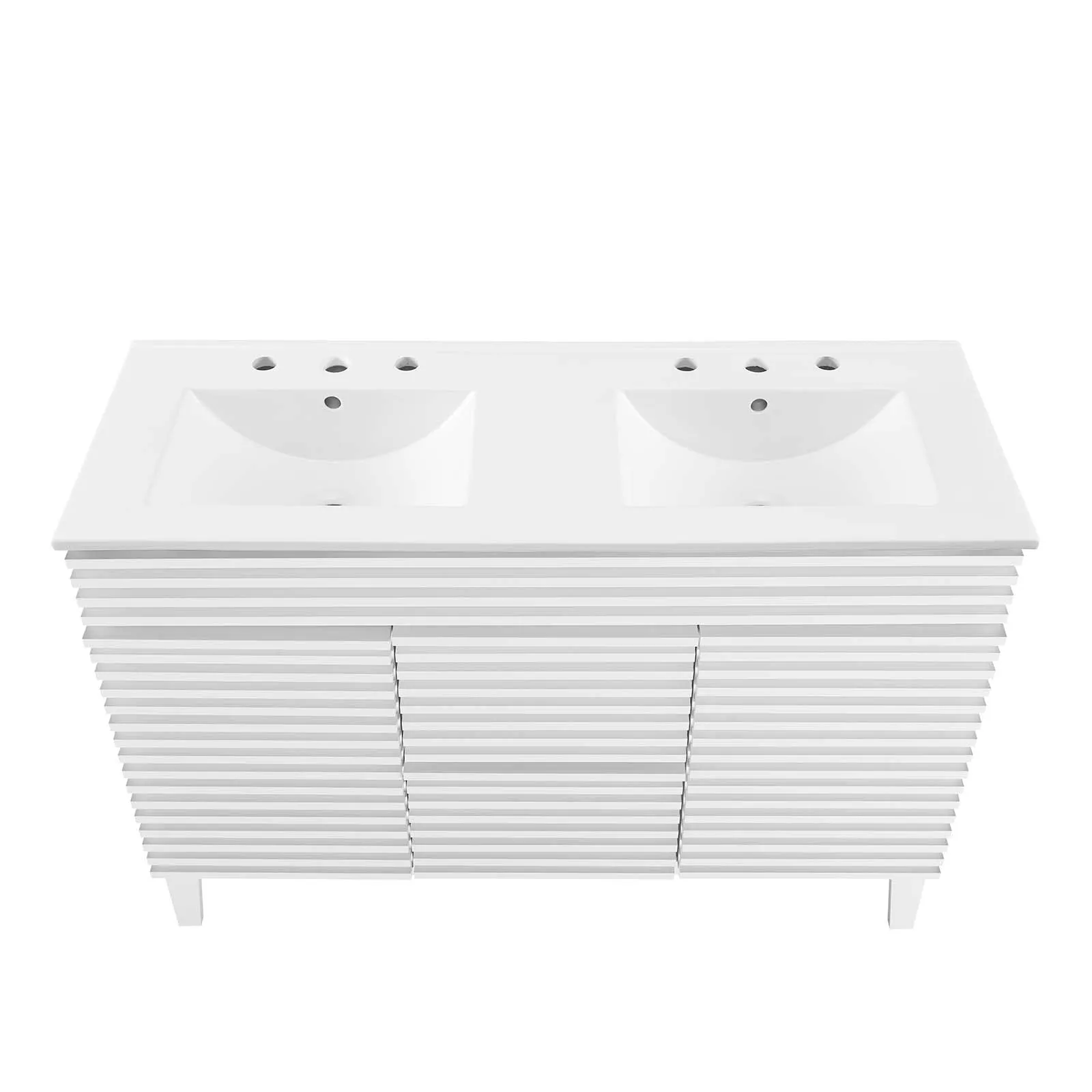 Render 48" Double Sink Bathroom Vanity