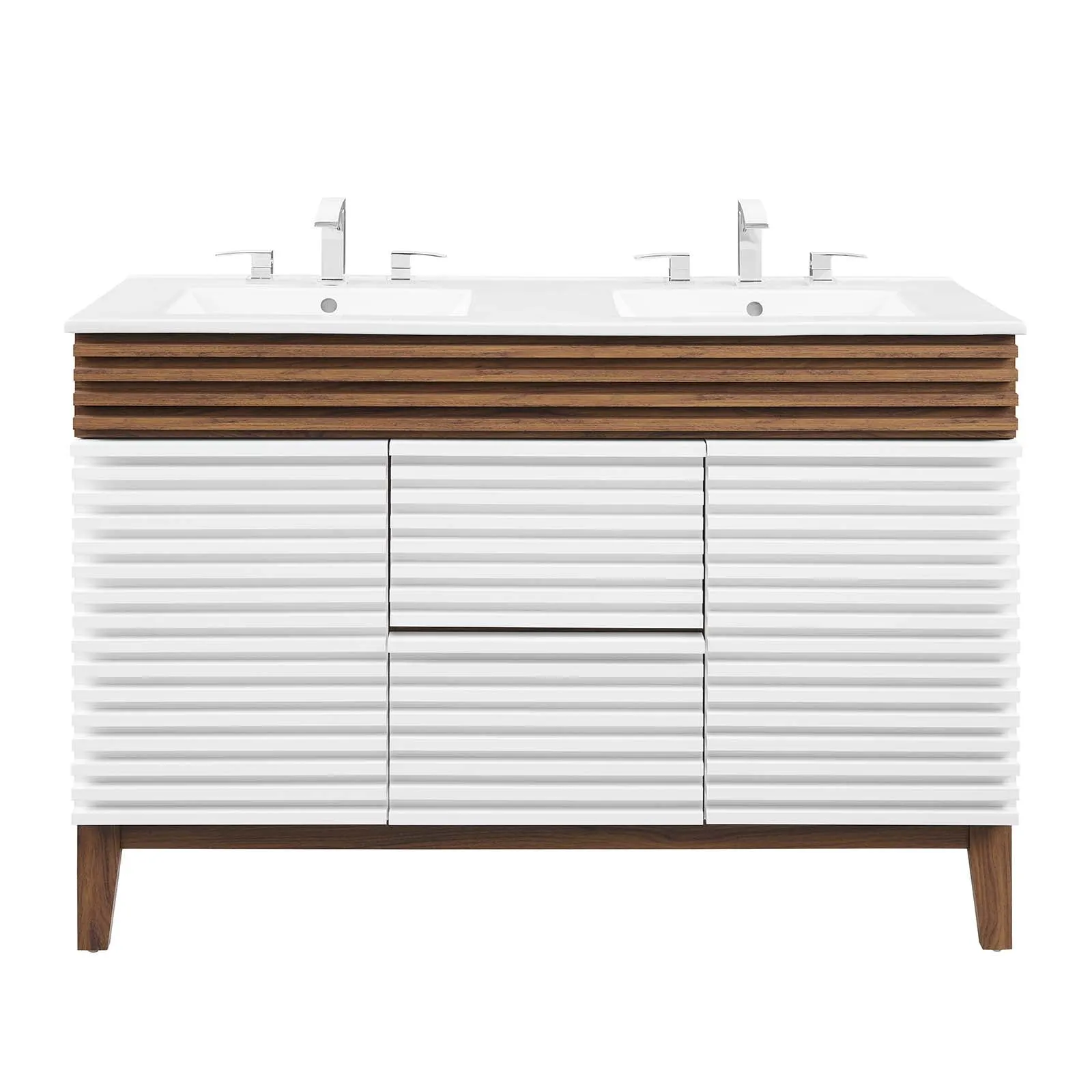 Render 48" Double Sink Bathroom Vanity