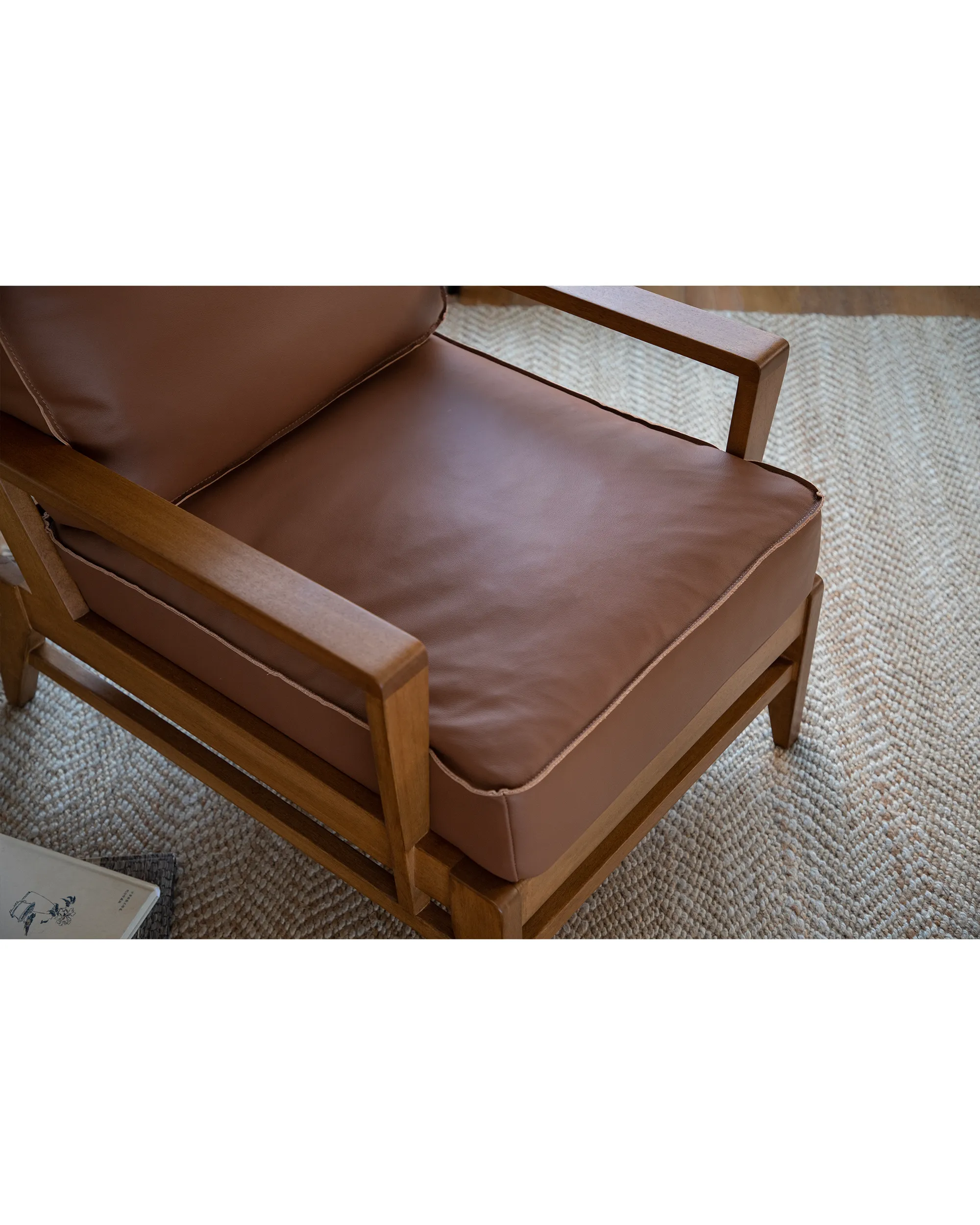 Rene Leather Lounge Chair