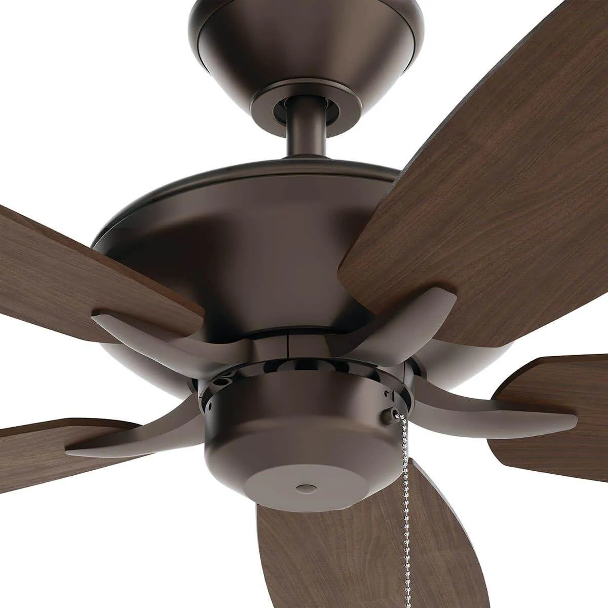 Renew Patio 52 Inch Satin Natural Bronze Damp Rated Ceiling Fan with Pull Chain