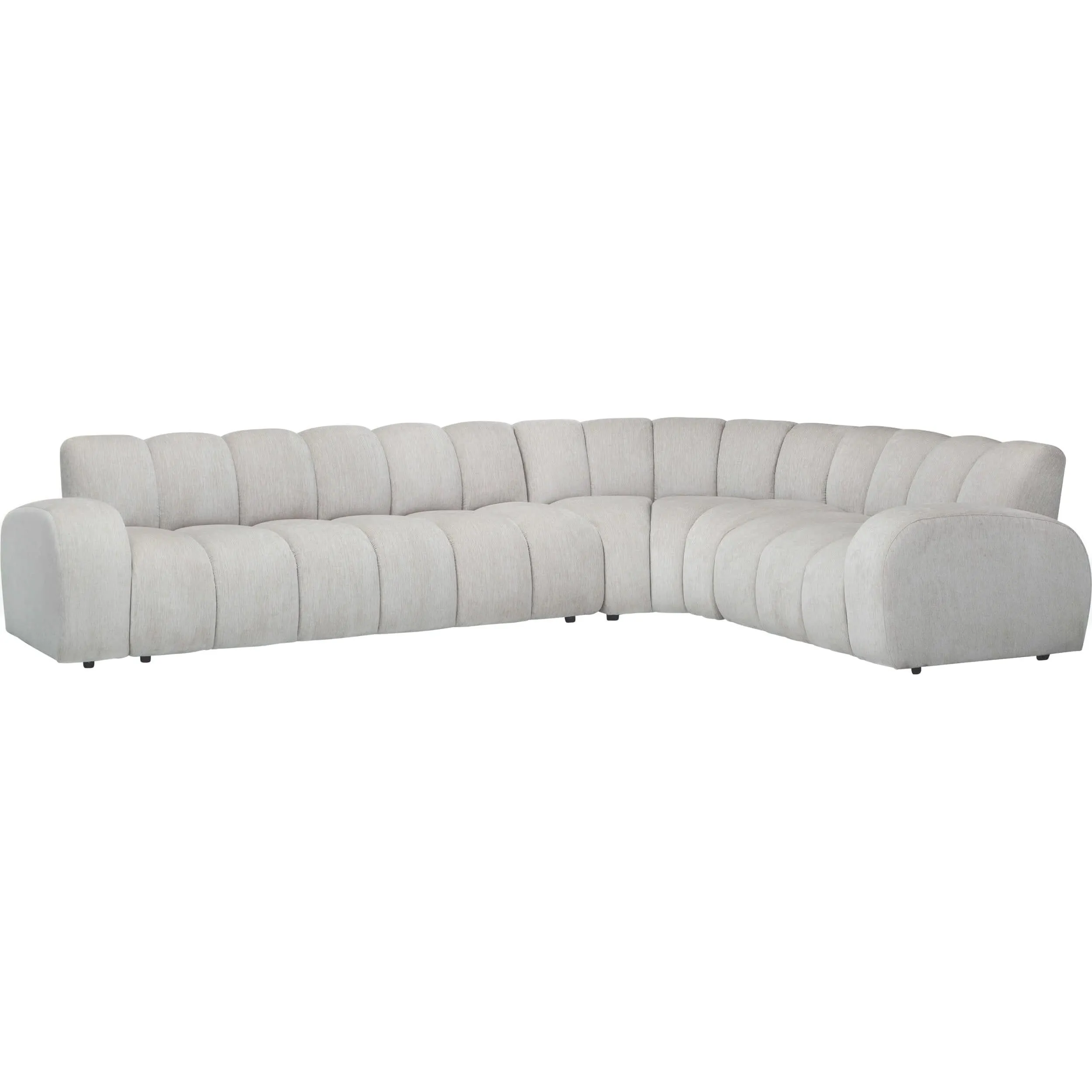 Renzo Sectional, Synergy Oatmeal