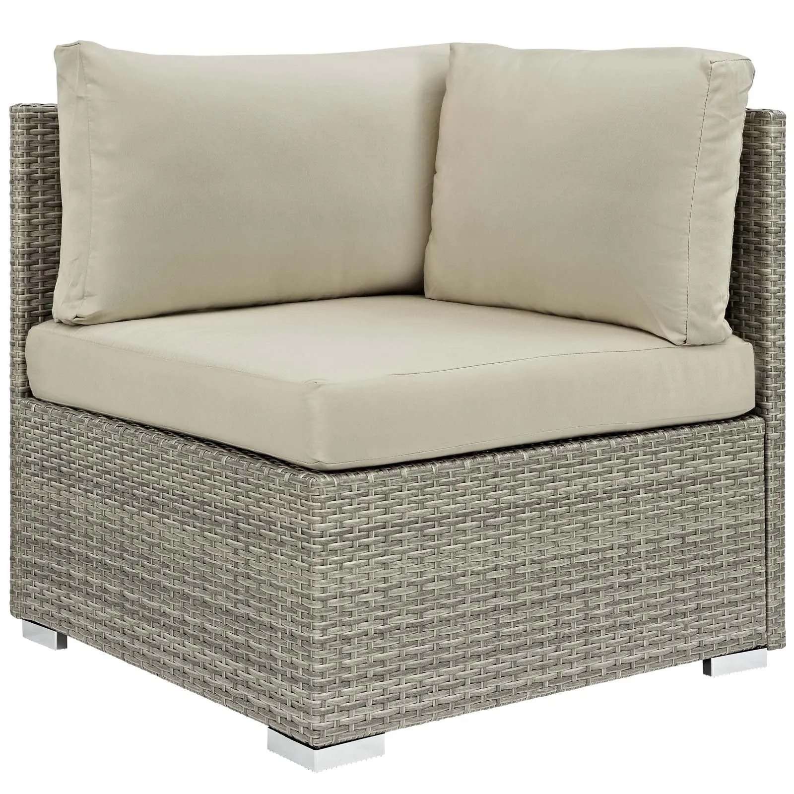 Repose Sunbrella Fabric Outdoor Patio Corner