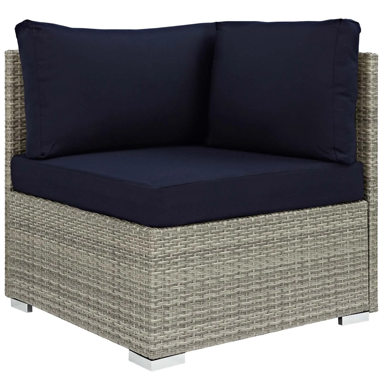 Repose Sunbrella Fabric Outdoor Patio Corner