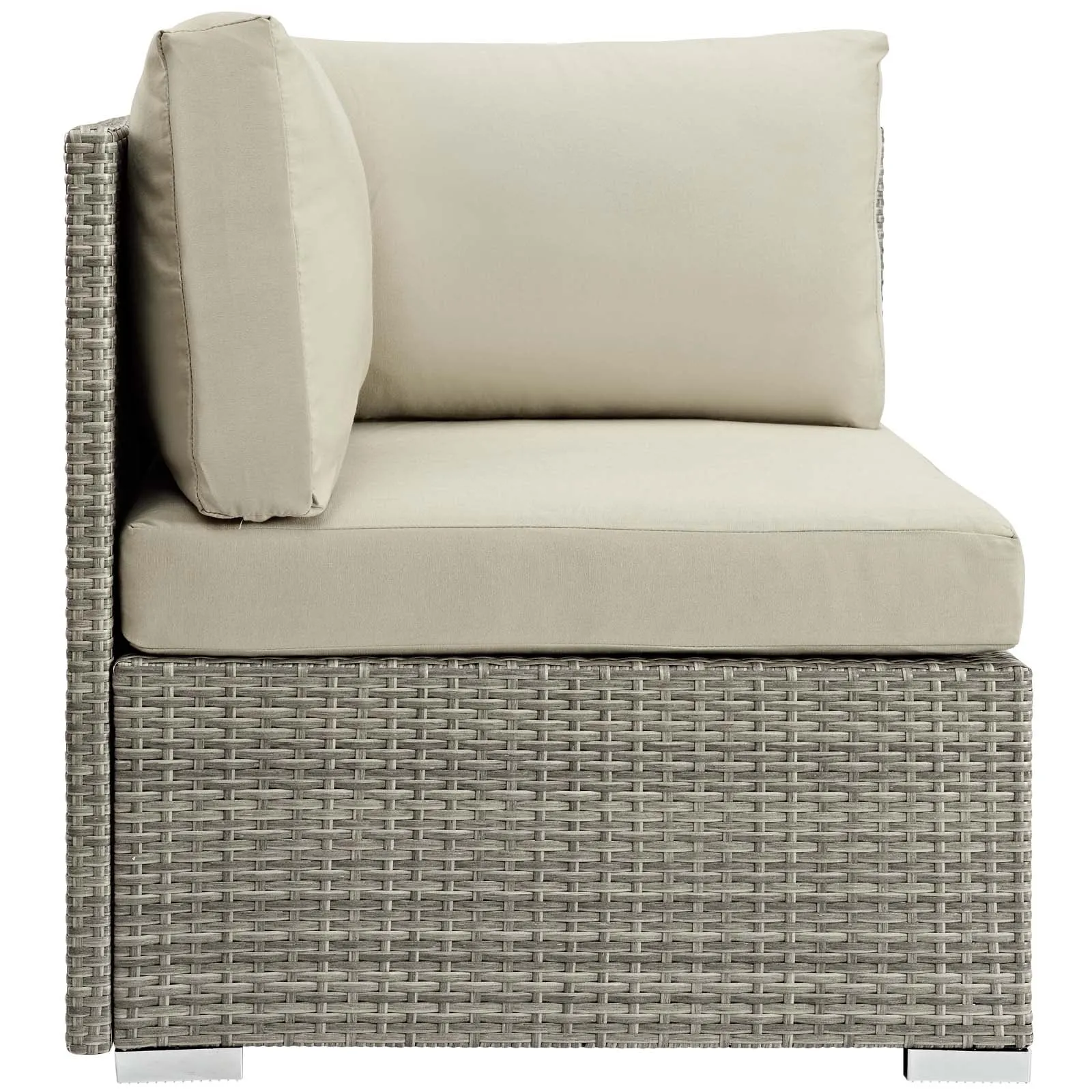 Repose Sunbrella Fabric Outdoor Patio Corner