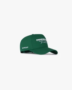 Represent Owners Club Cap - Racing Green