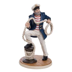 Resin Captain with Rope Figure 9.75”