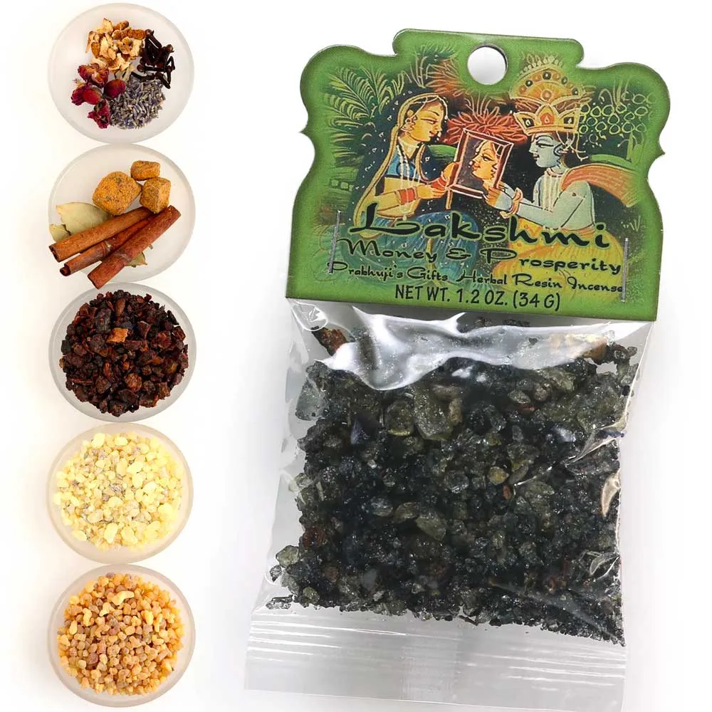 Resin Incense - Lakshmi - Money & Prosperity