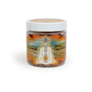 Resin Incense Sacral Chakra Svadhishtana - Sensuality and Creativity - 2.4oz jar