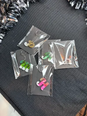 Resin Letter Keyrings