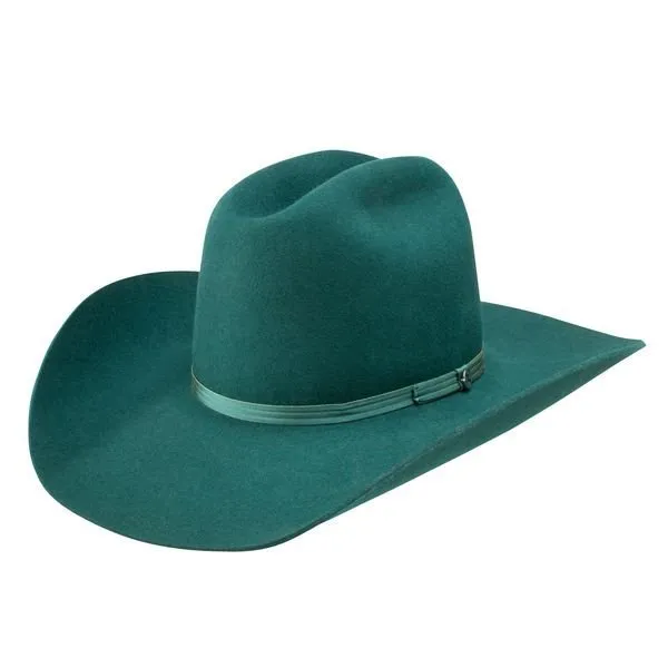 Resistol Hooey 4X Boquillas Wool Forest Green Cowboy Hat