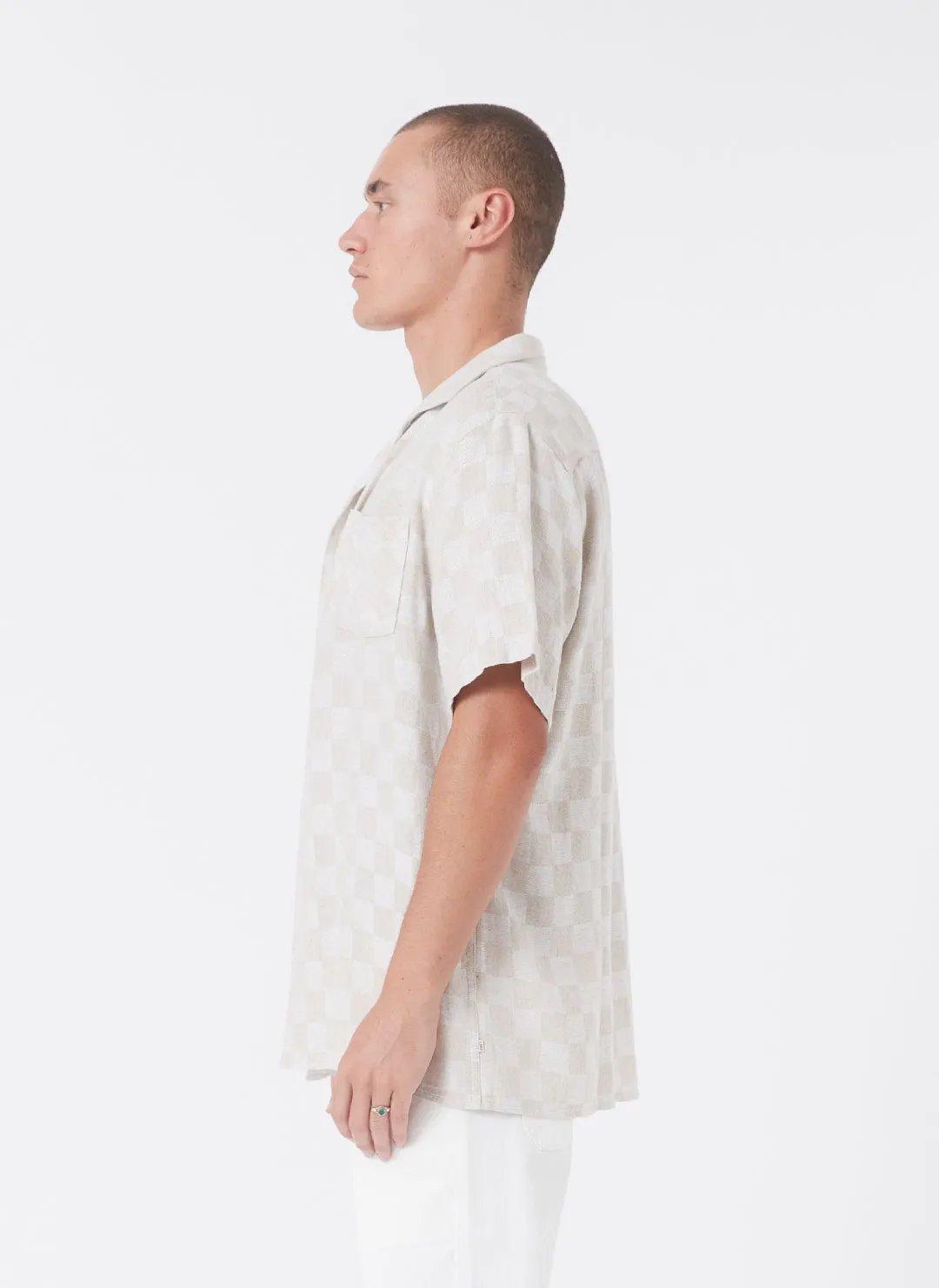 Resort Shirt Linen Checker