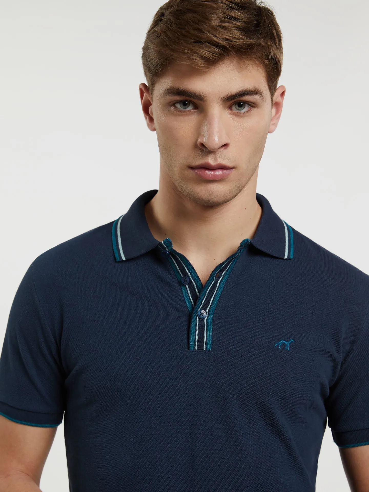 Respekt Polo Piqué Shirt With Stripes