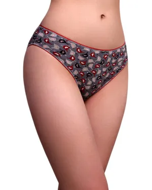 Restful cotton printed underwear