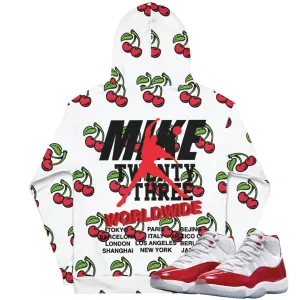 Retro 11 Cherry Red Hoodie