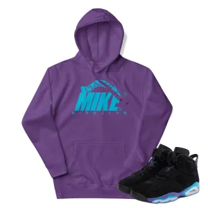 RETRO 6 AQUA MIKE HOODIE