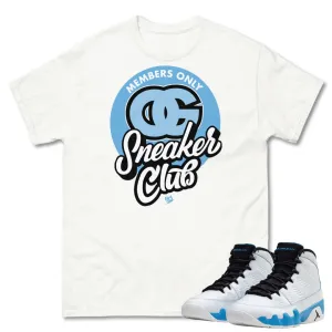 Retro 9 Powder Blue OG Club Shirt