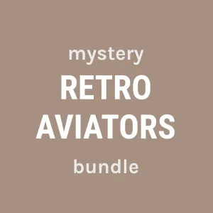 Retro Aviators 3-Piece Mystery Bundle