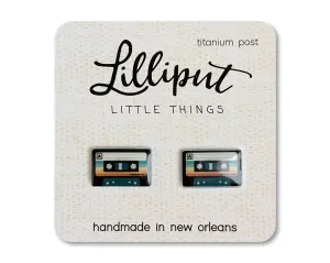 Retro Cassette Mixtape Earrings