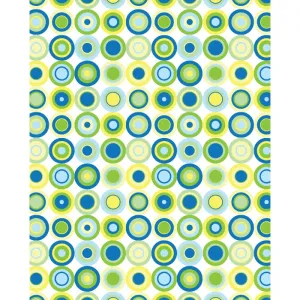 Retro Circles Printed Backdrop