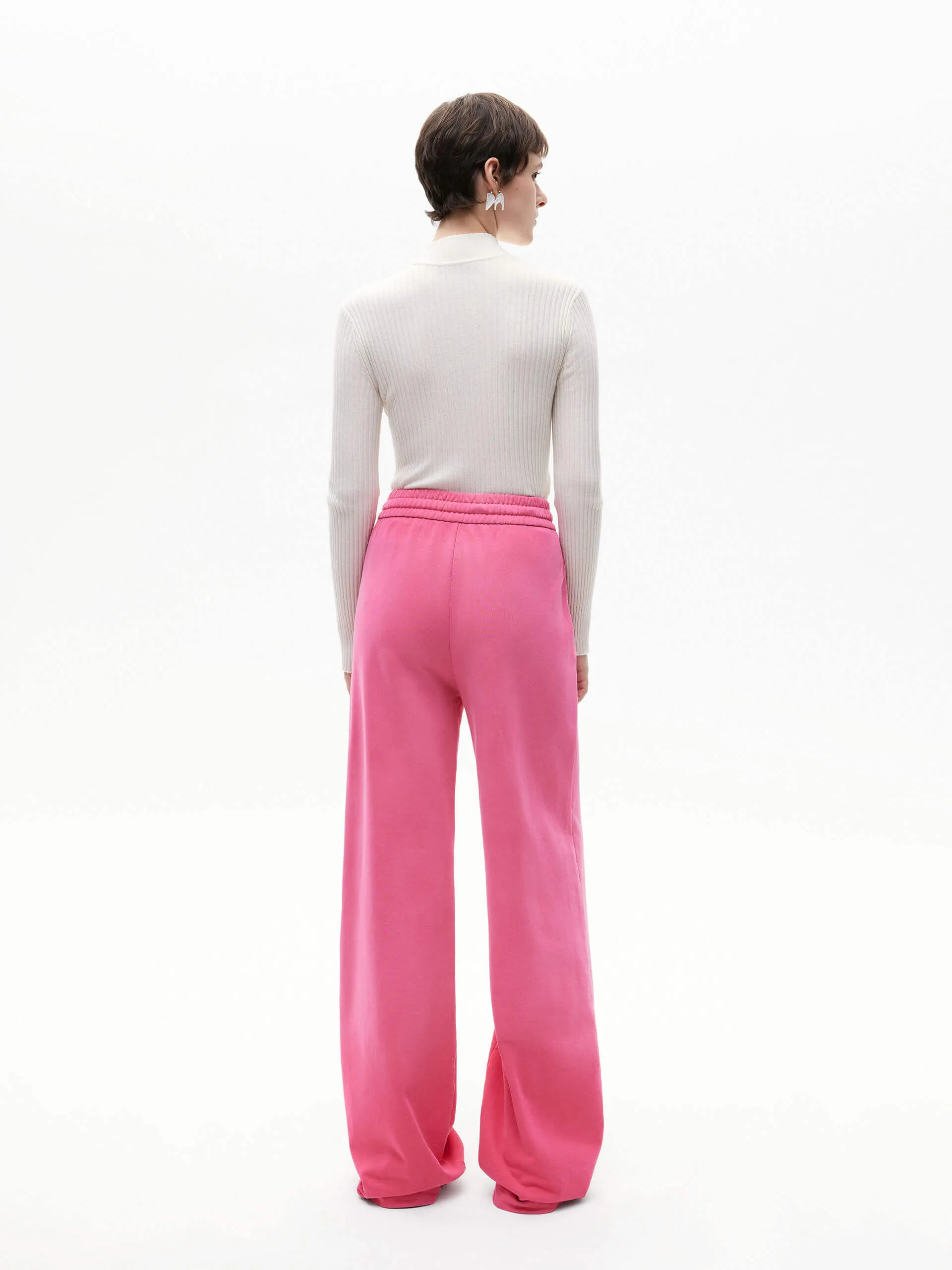 Retro Drawstring Waist Pants