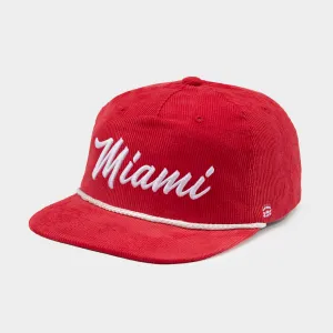 Retro-Inspired Miami RedHawks Corduroy Hat